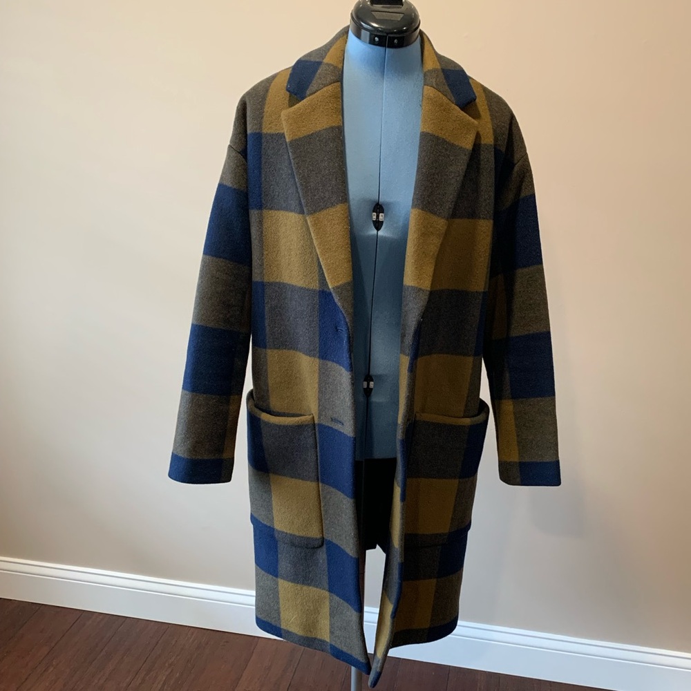 Madewell Elmcourt Coat in Buffalo Check